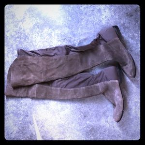 Over the Knee Suede Boots.